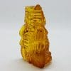 Hand Carved Natural Baltic Amber Small Owl Figurine / Statue