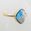 9ct Yellow Gold Multi-Colour Opal Ring