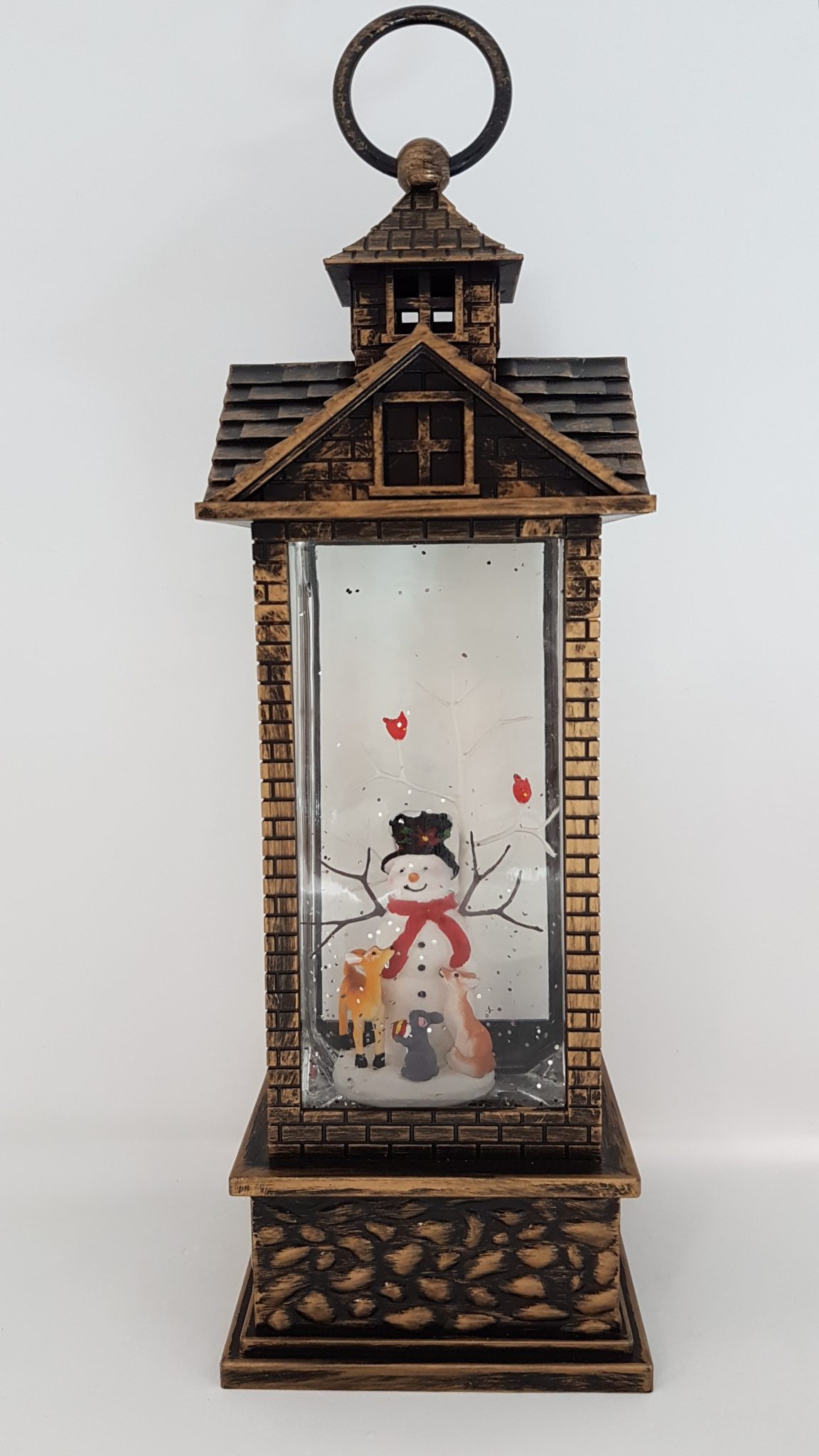 Christmas Glitter Lantern – Snowman & Friends – Christmas Ornament Design #19