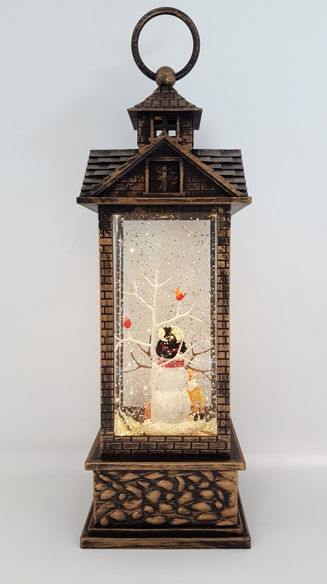 Christmas Glitter Lantern – Snowman & Friends – Christmas Ornament Design #19