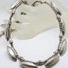 Sterling Silver Chunky and Unusual Necklace / Chain