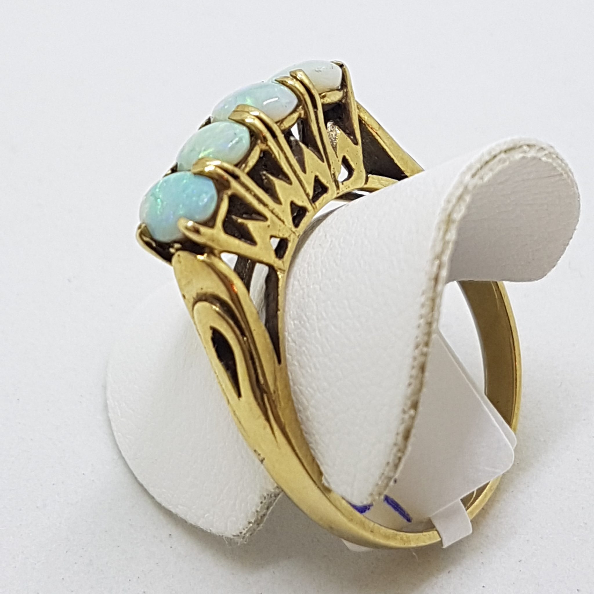 Set of Vintage Gold Opal Rings main image 1