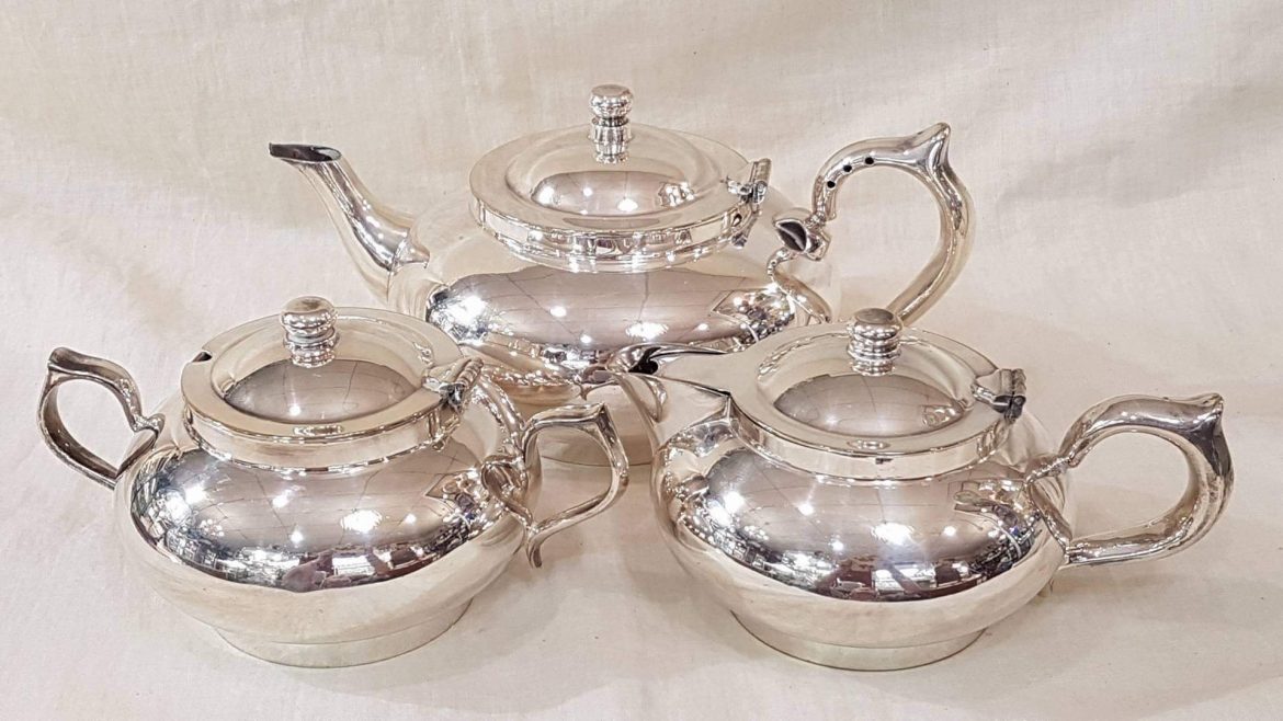 Silver Plated Robur Perfect Teapot Set *SOLD* Alexa's Treasures