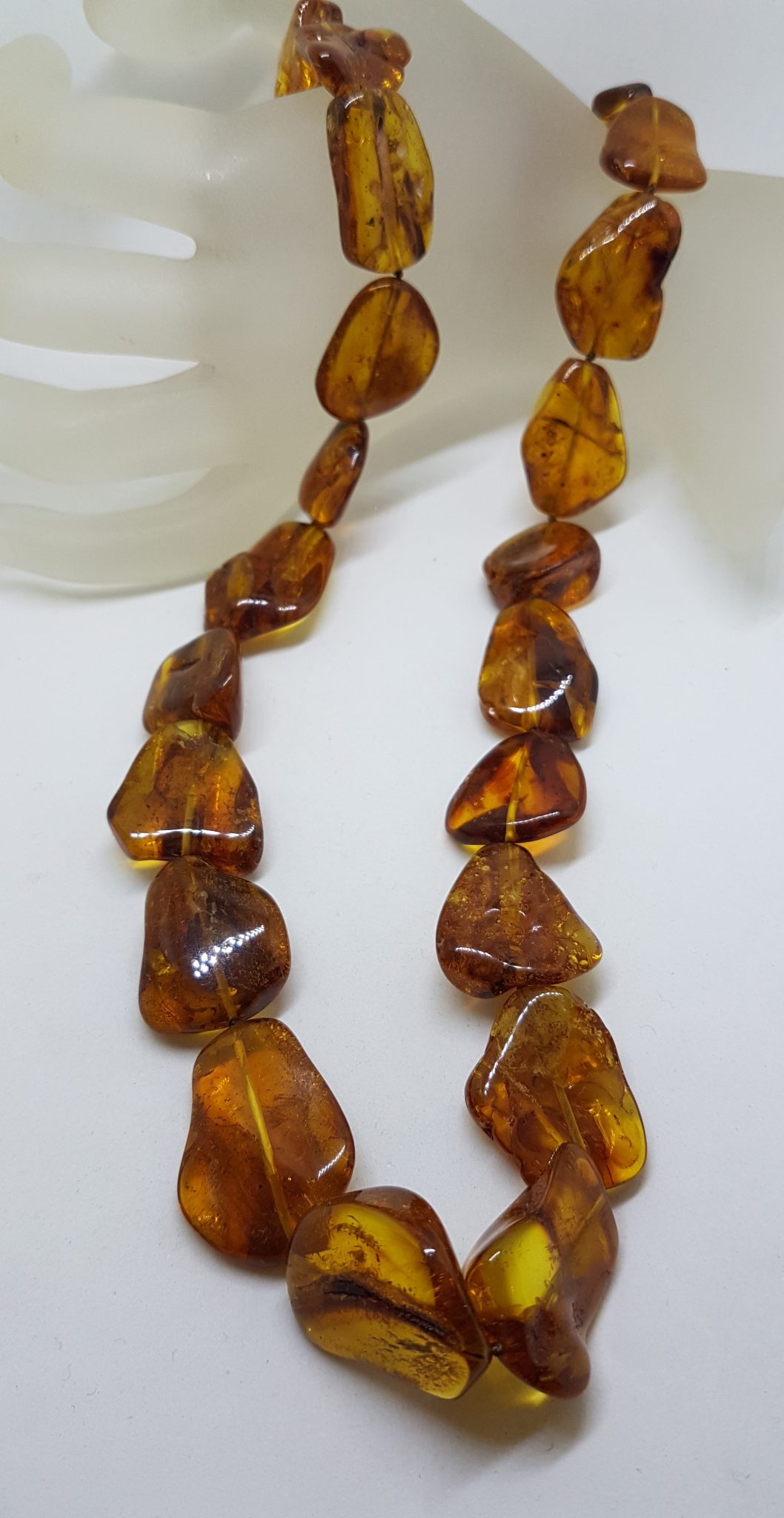 Amber Bead Necklace