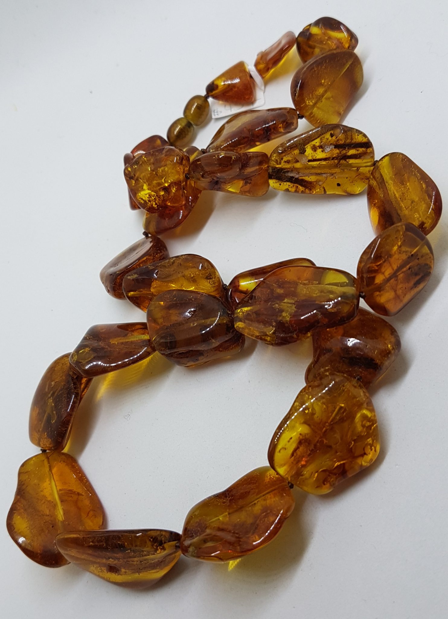 Amber Bead Necklace