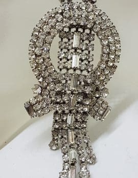 Vintage Rhinestone Costume Jewellery Necklace