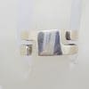 Sterling Silver Heavy Open Design Band Ring - Gents / Ladies
