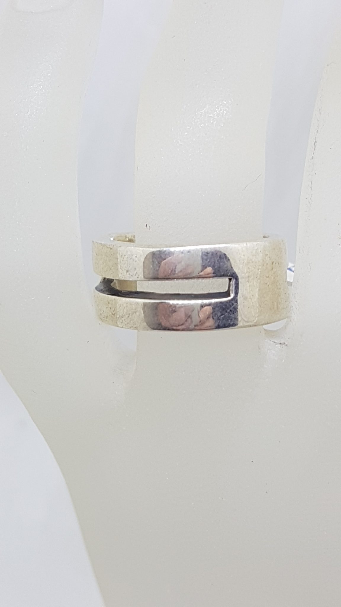 20200903_194614 Sterling Silver Heavy Open Design Band Ring - Gents / Ladies