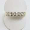 18ct Yellow Gold 6 Diamonds Eternity / Wedding Ring - Large Size *SOLD*