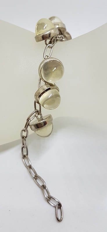 Sterling Silver Citrine Drops Bracelet