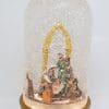 Musical Christmas Bell / Dome Shape Glitter Lantern – Nativity Scene – Christmas Ornament Design #20