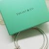 Sterling Silver Tiffany and Co. 3 Bangles with Heart Charm