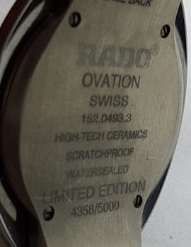 Rado Ovation Watch