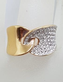 Swarovski Crystal " Guardian " Plated Ring