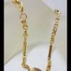 15ct and 9ct Yellow Gold Heavy and Ornate Fob Chain / Necklace - Antique / Vintage