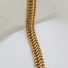 9ct Rose Gold Vintage / Antique Heavy Unusual Link Bracelet