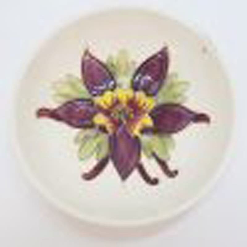 Moorcroft Round White Floral Design Dish
