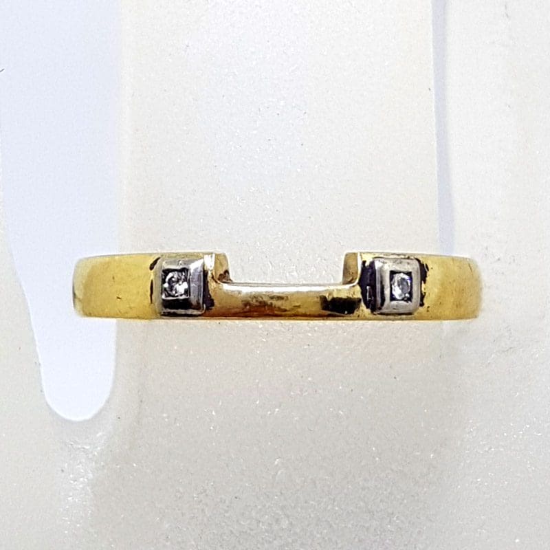 20201027_210159s 18ct Yellow Gold Princess Cut Diamond Engagement with Matching Wedding Ring Set