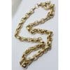 9ct Yellow Gold Belcher Link Chain / Necklace with Bolt Clasp