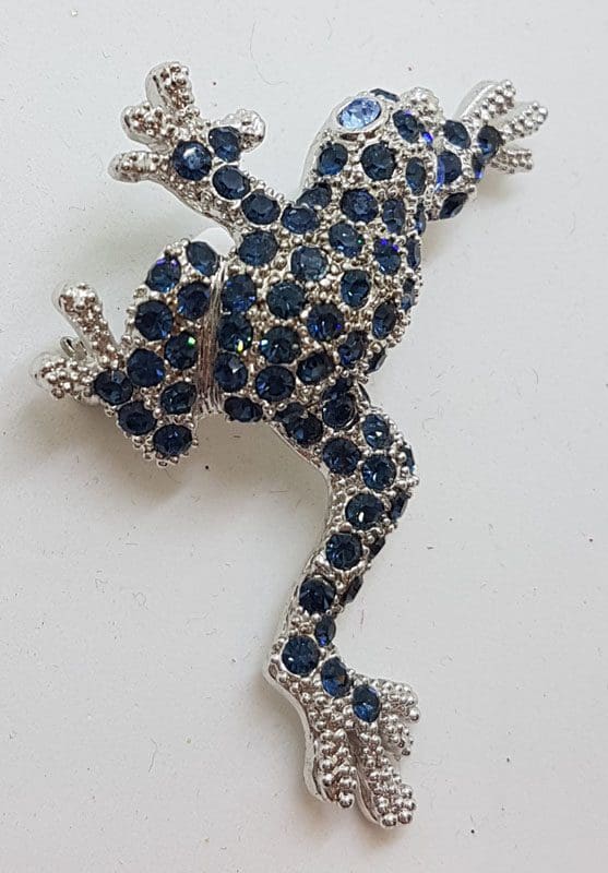 20210112_142825 Large Plated Black Frog Brooch – Vintage Costume Jewellery