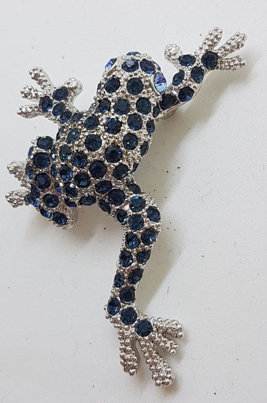 20210112_142838 Large Plated Black Frog Brooch – Vintage Costume Jewellery