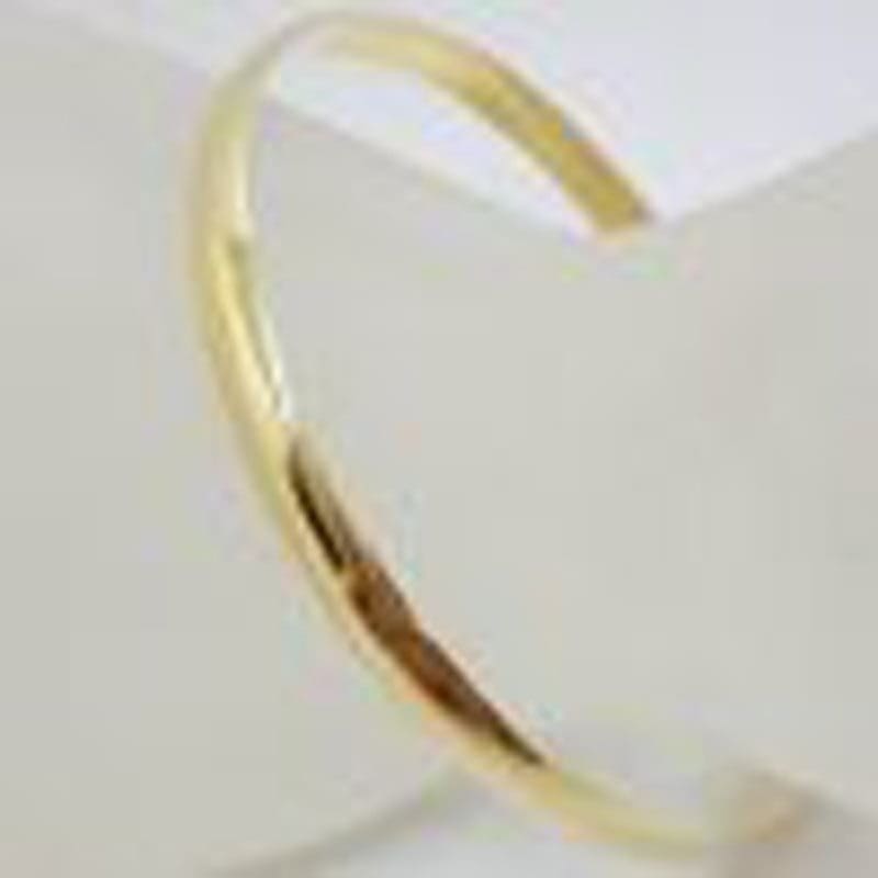 9ct Yellow Gold Heavy / Solid Golf Bangle