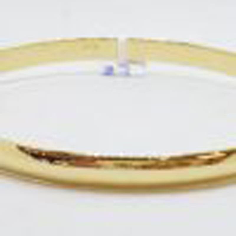 9ct Yellow Gold Heavy / Solid Golf Bangle