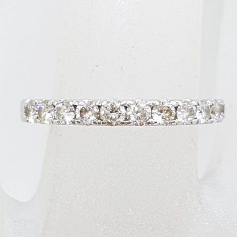 18ct White Gold Diamond Eternity Ring / Wedding Band / Dress Ring