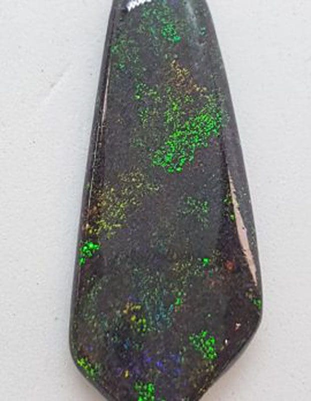 Large Polished Natural Matrix Opal – Freeform Tie Shape – Loose / Unset Stone