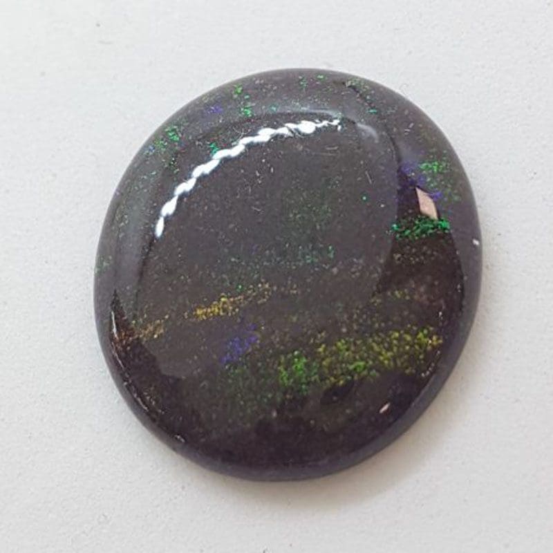 Large Polished Natural Matrix Opal – Round Shape – Loose / Unset Stone