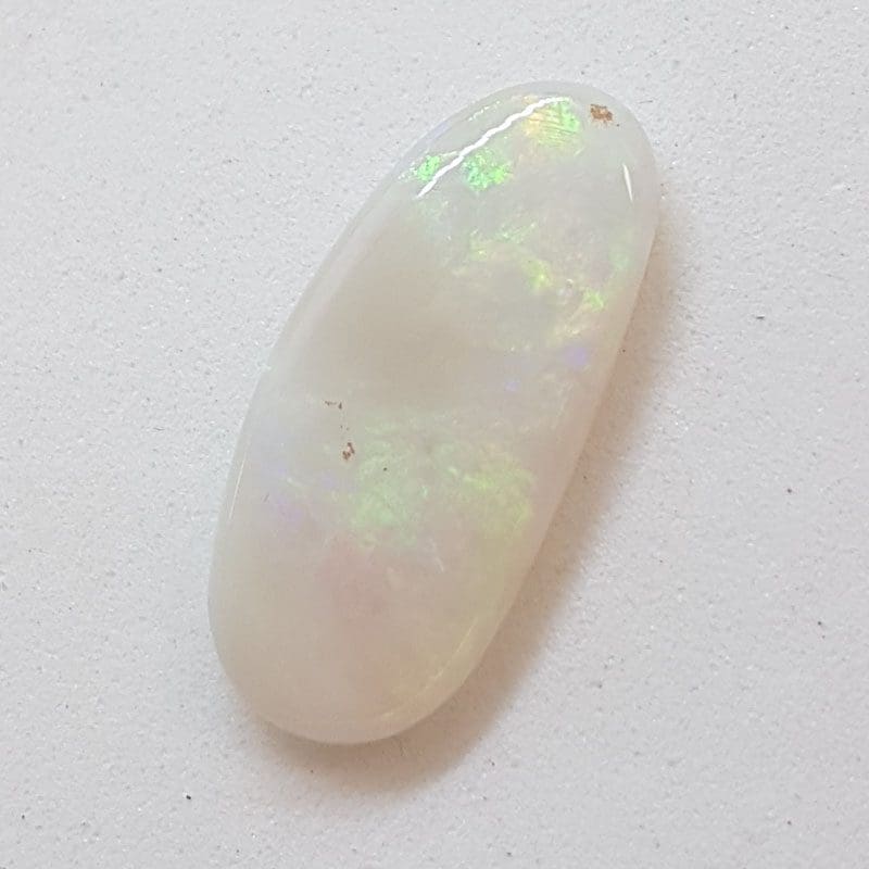 20210528_154824 Polished Natural White Opal – Elongated Freeform Shape – Loose / Unset Stone