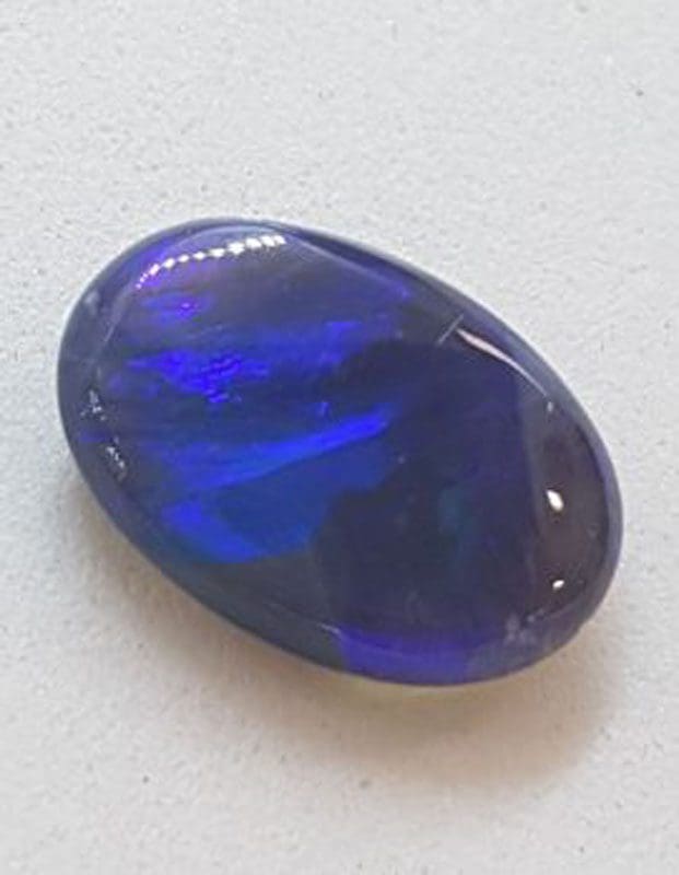 Polished Natural Blue Opal – Oval Shape – Loose / Unset Stone