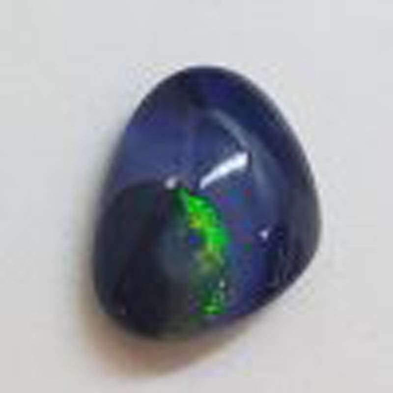 Polished Natural Blue Fish Eye Opal – Freeform Shape – Loose / Unset Stone