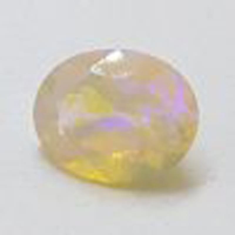 Faceted Natural Fire Opal - Oval - Loose / Unset Stone