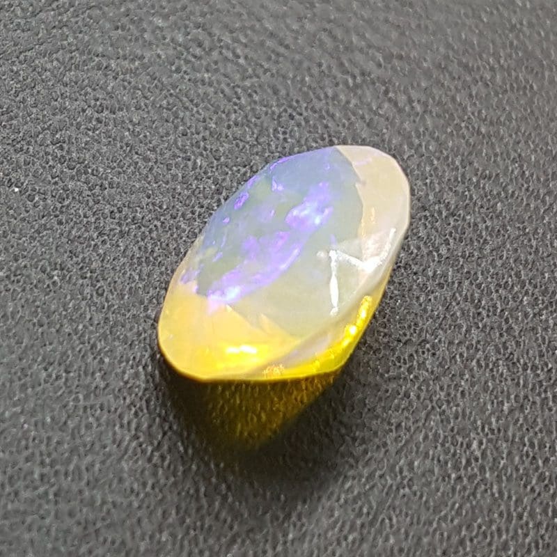 Faceted Natural Fire Opal - Oval - Loose / Unset Stone
