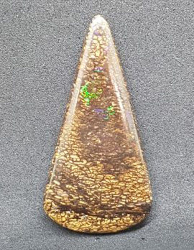 Polished Natural Koroit Boulder Opal - Large Teardrop / Pear Shape - Loose / Unset Stone