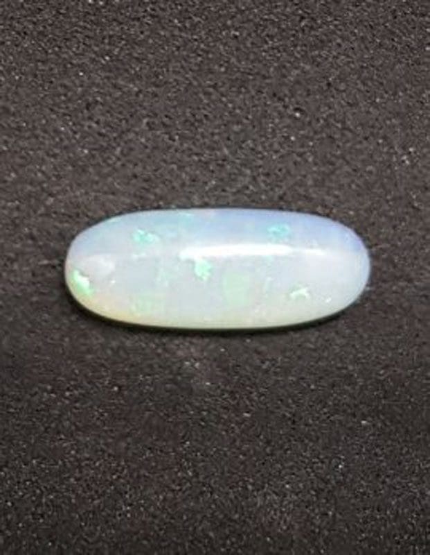 Polished Solid White Natural Opal - Oval Shape - Loose / Unset Stone