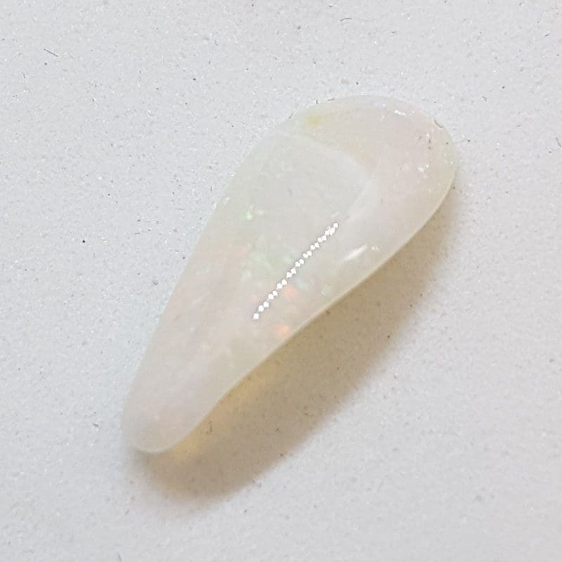 Solid White Natural Opal - Freeform Shape - Loose / Unset Stone