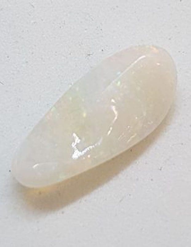 Solid White Natural Opal - Freeform Shape - Loose / Unset Stone