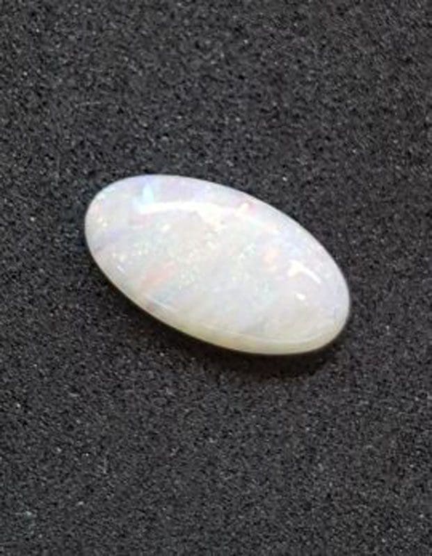 Solid White Natural Opal - Oval Shape - Loose / Unset Stone