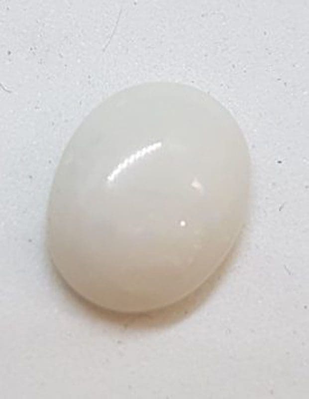 Solid White Opal - Oval Shape - Unset Stone