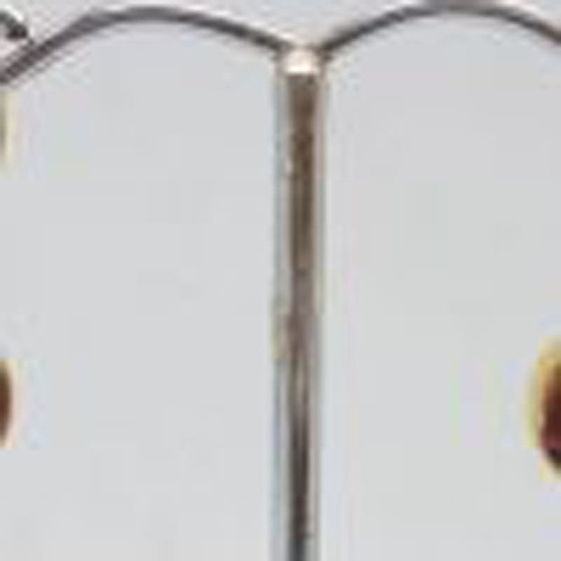 9ct Yellow Gold Oval Bezel Set Rhodolite Garnet Drop Earrings