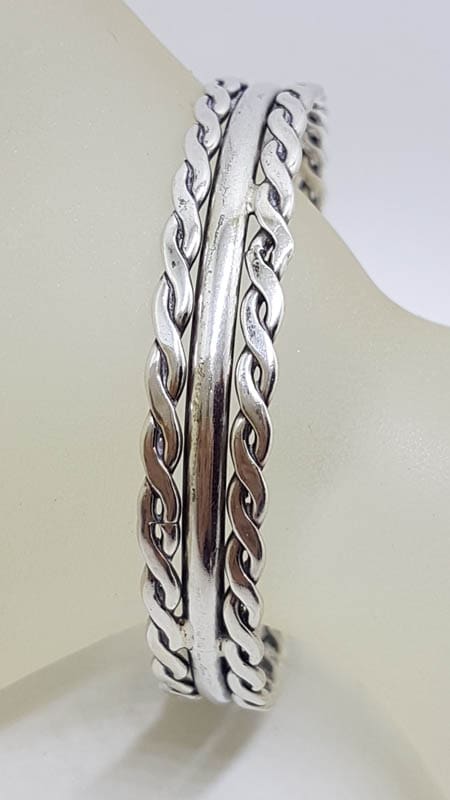 20210603_215729 Sterling Silver DaneCraft - Bangle Twist with Plain Design