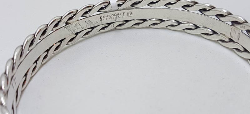 20210603_215857 Sterling Silver DaneCraft - Bangle Twist with Plain Design