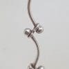 Sterling Silver Unusual Twist Link Necklace / Chain - Vintage