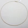 9ct Yellow Gold Fine Omega Choker Necklace / Chain