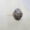 Sterling Silver Marcasite Ball / Domed Cluster Ring