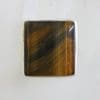 Sterling Silver Large Square Blue Tiger Eye Ring