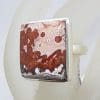 Sterling Silver Large Square Rosetta Crazy Lace Agate Ring
