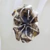 Sterling Silver Large Flower Ring